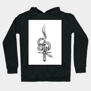 Snake Wrapped Around the Rising Sword Hoodie